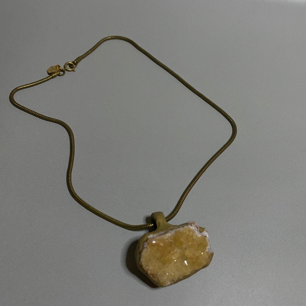 Gypsy Fawn Handmade Citrine Necklace